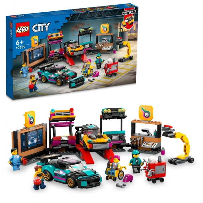 Lego City - Autó Tuning Műhely