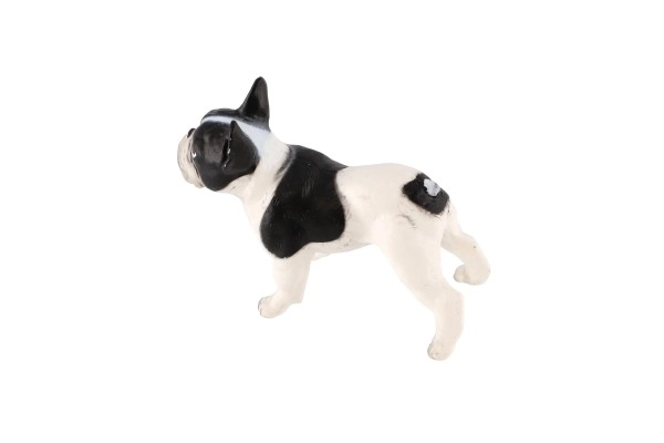 Francia Bulldog műanyag figura 6 cm