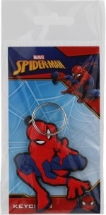 pókos kulcstartó Spiderman pókhálót lő