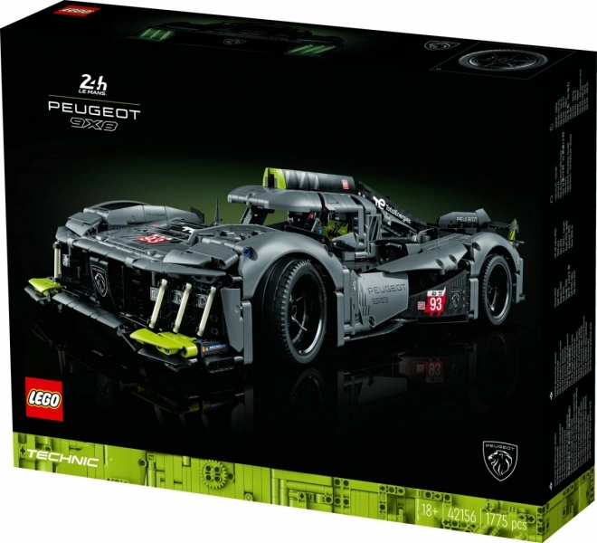 Technic PEUGEOT 9X8 Le Mans hibrid hypercar építőkészlet