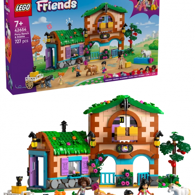 LEGO Friends Póni és istálló tanya