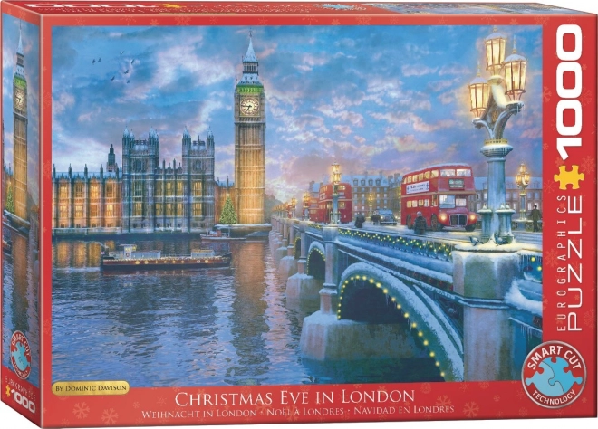 Eurographics karácsony este Londonban puzzle 1000 darabos