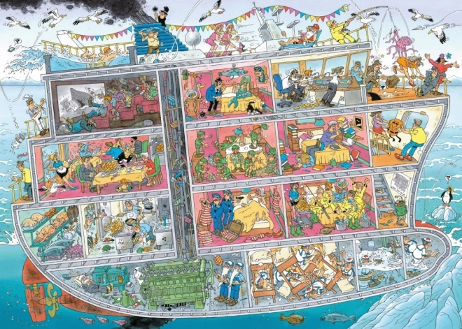 Kalandos hajóút puzzle 1000 darabos