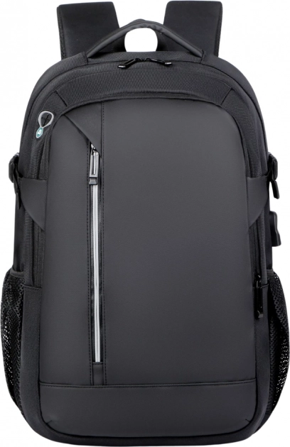 Városi hátizsák USB-vel, laptopzsebbel és fényvisszaverő elemekkel 16L 45cm