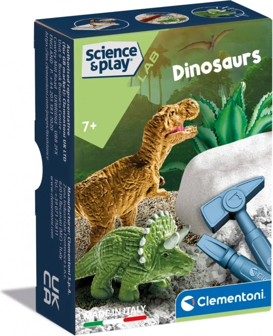 Clementoni Science&Play mini dinoszaurusz készlet