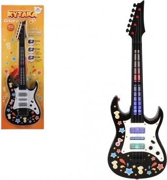 Gyermek műanyag gitár 53 cm hanggal és fénnyel
