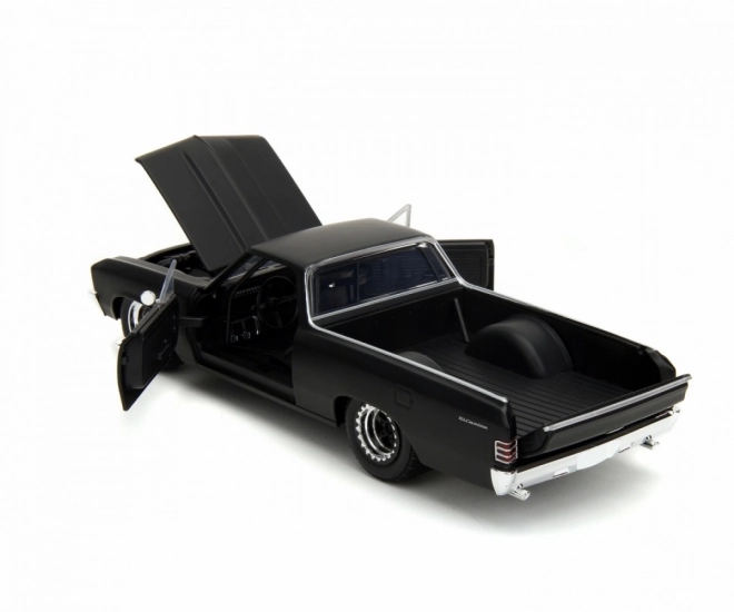 Gyors és dühös 1967 El Camino autó modell 1:24 méretarány