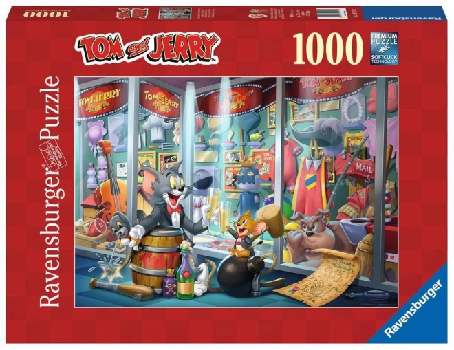 Tom és Jerry Ravensburger 1000 darabos puzzle