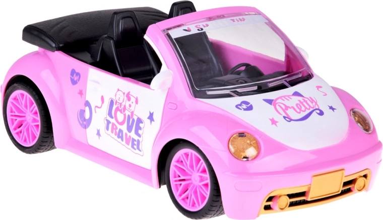 Stílusos rózsaszín dizájn babáknak