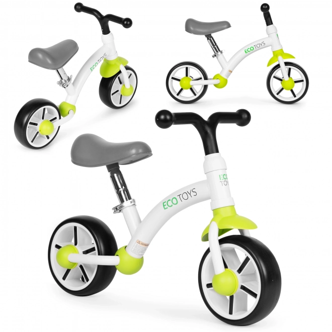 Gyerek futóbicikli zöld EVA kerekekkel – ECOTOYS
