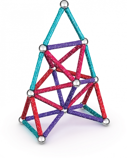 Geomag glitter újrahasznosított 60 darabos készlet