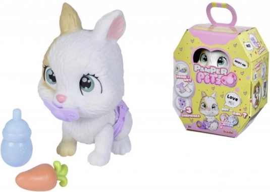 Pamper Petz nyuszi cumisüveggel és varázslatos pelenkával