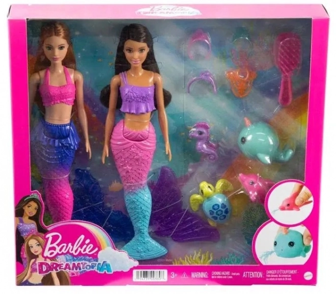 Barbie sellő kaland készlet