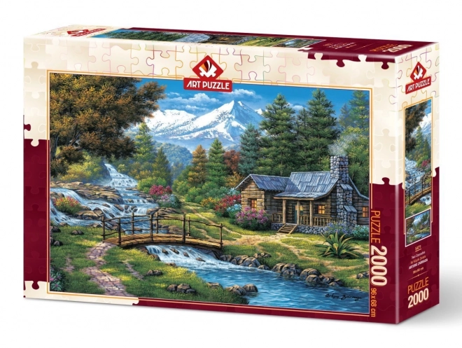 Két vízesés 2000 darabos puzzle