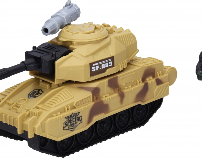 Tank és figura 25 cm