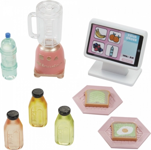 Bár gyümölcslevekkel és működő pénztárgéppel