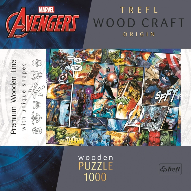 Trefl fa puzzle Marvel Avengers 1000 darabos