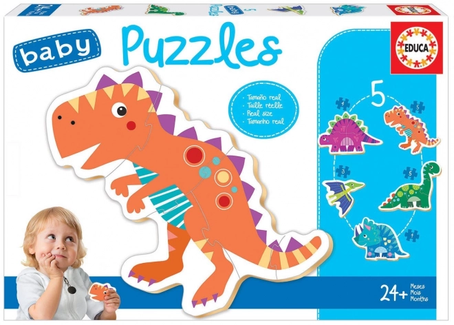 Educa baba puzzle dinoszauruszok 5 az 1-ben