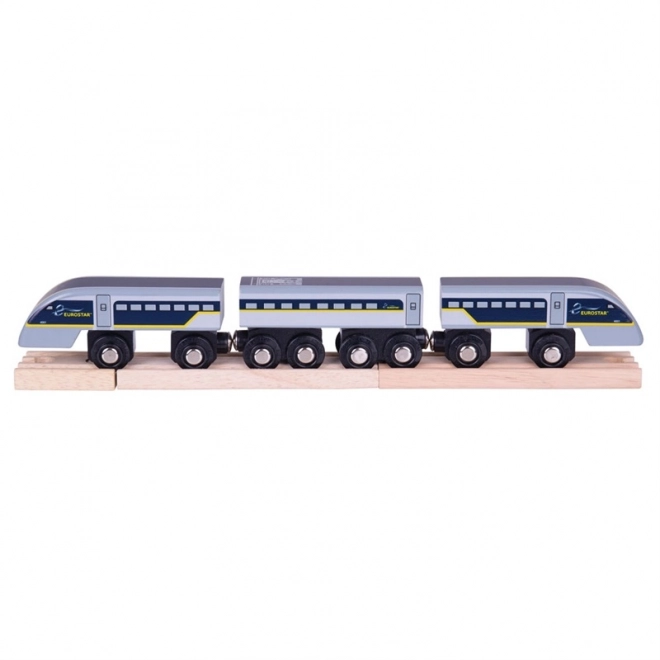 Bigjigs Rail Eurostar E320 Gyorsvonat és Sínkészlet