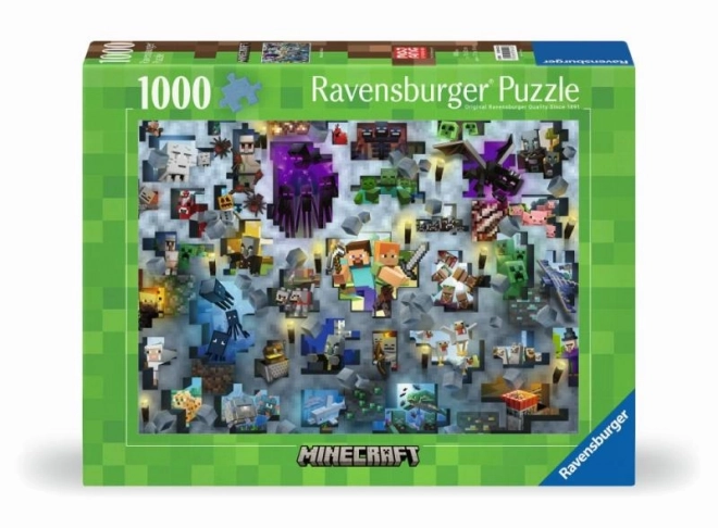 Minecraft kihívás puzzle 1000 darabos