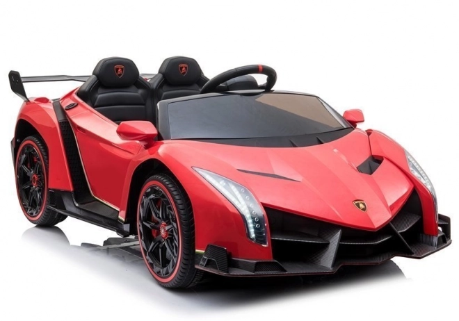 Lamborghini Veneno elektromos autó piros