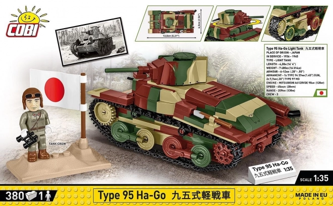 type 95 ha-go japán könnyű tank modell