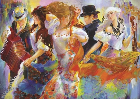 Szivárvány város puzzle 3000 darabos