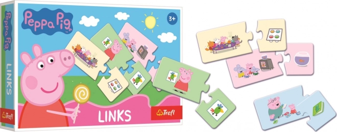 Peppa malac párosító puzzle 2x14 darabos