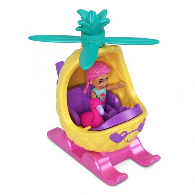 Polly Pocket Pollyville ananász helikopter