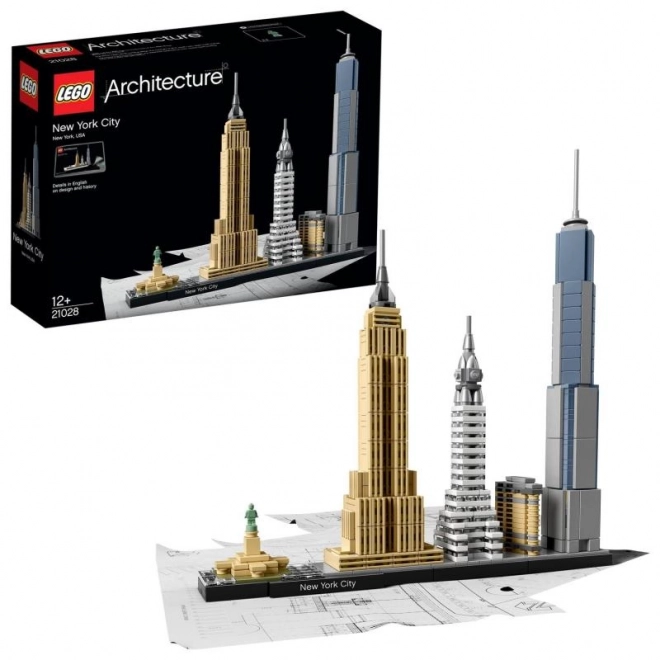 Lego Architecture Skyline New York városkép