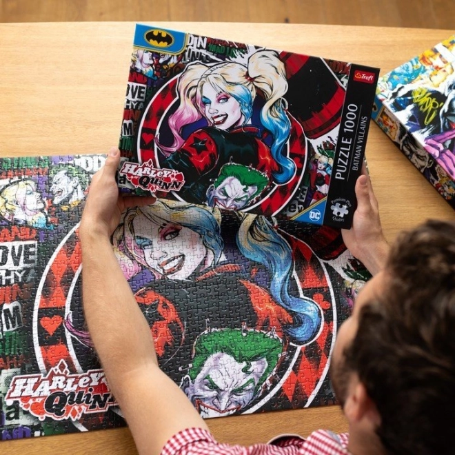 Prémium Plus 1000 darabos puzzle - HARLEY QUINN és BATMAN