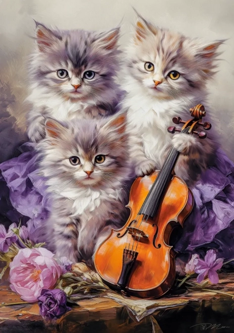 Musical Kittens 260 darabos puzzle