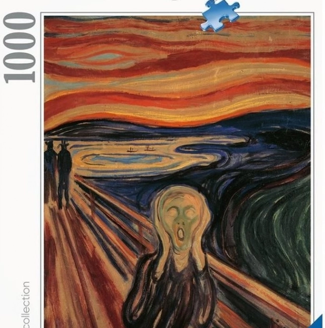 Puzzle Ravensburger Művészeti Gyűjtemény: Sikoly, 1000 darab