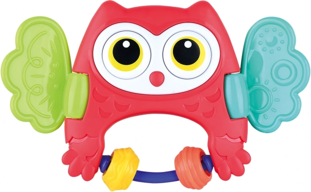 Playgo bagoly, csukott szemekkel