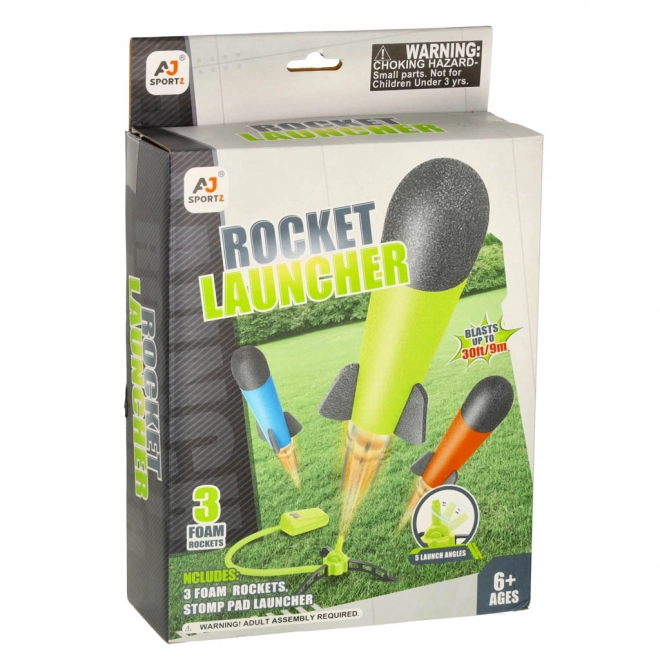 Rakétakilövő habszivacsos Power Launcher készlet