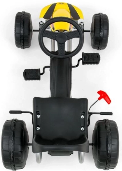 Viper pedálos gokart – piros