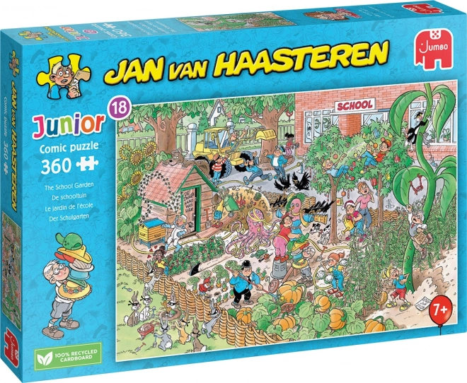 Jan Van Haasteren gyerek puzzle: Iskolakert