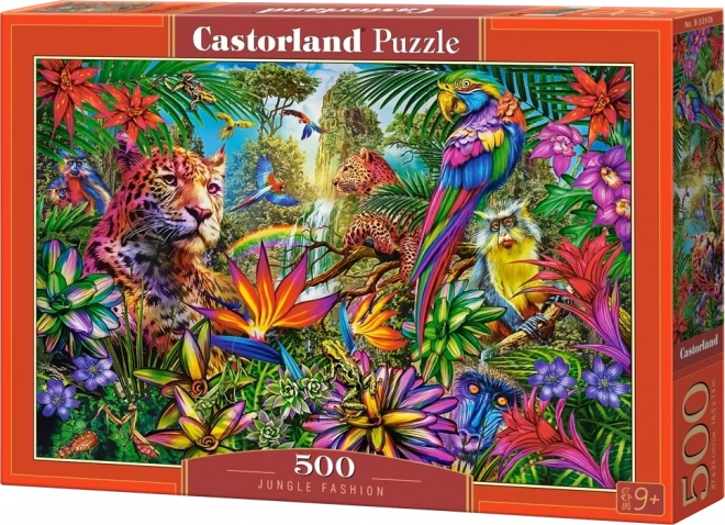 Dzsungel divat 500 darabos puzzle