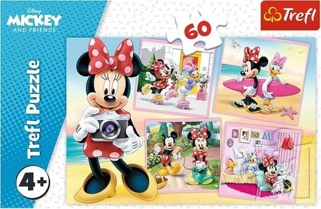 Minnie Egér Bűbájos 60 Darabos Puzzle