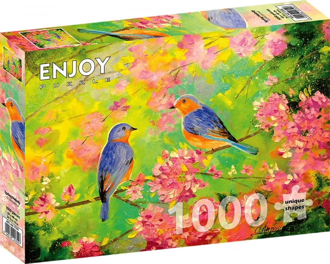 Élvezd a tavaszi dallamok puzzle 1000 darabos