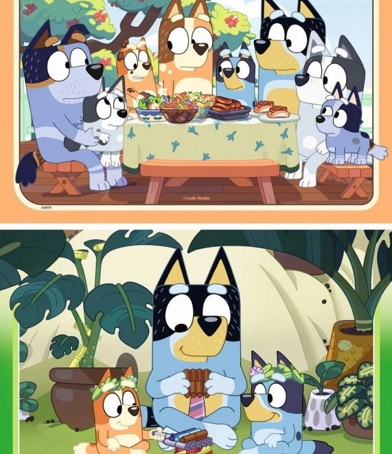 Bluey puzzle 2x24 darabos