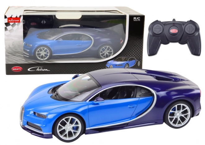 Távirányítású RC 1:14 Bugatti Veyron Chiron Kék