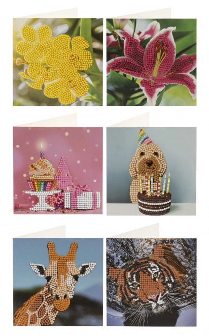 Gyémánt festés kavicsokkal kívánság 2 db 13x13 cm