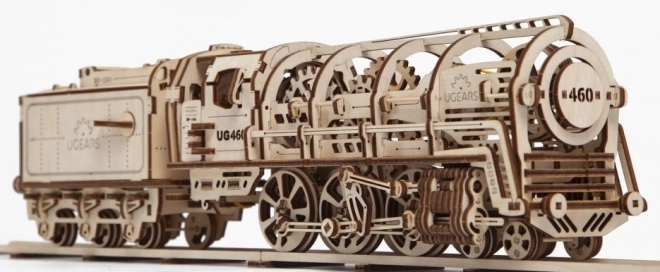 Ugears fa mechanikus gőzmozdony készlet