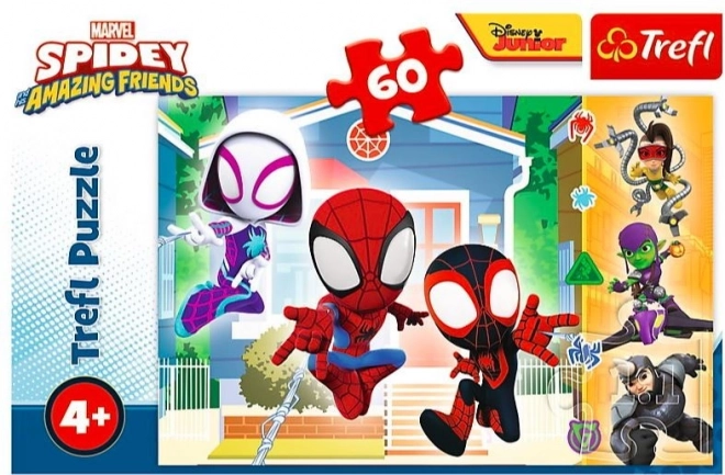 Spidey világában puzzle 60 darabos