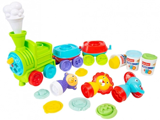 Kreatív vonatkészlet gyurmával - Fisher Price