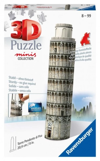 3D Mini Puzzle Építmény - Pisai Ferde Torony