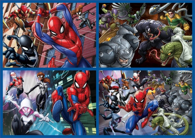 Educa gyerek puzzle Spiderman 4 az 1-ben