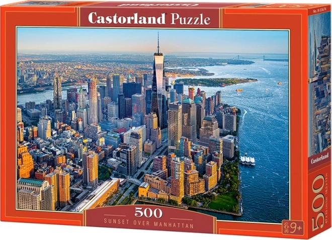 Naplemente Manhattan felett puzzle