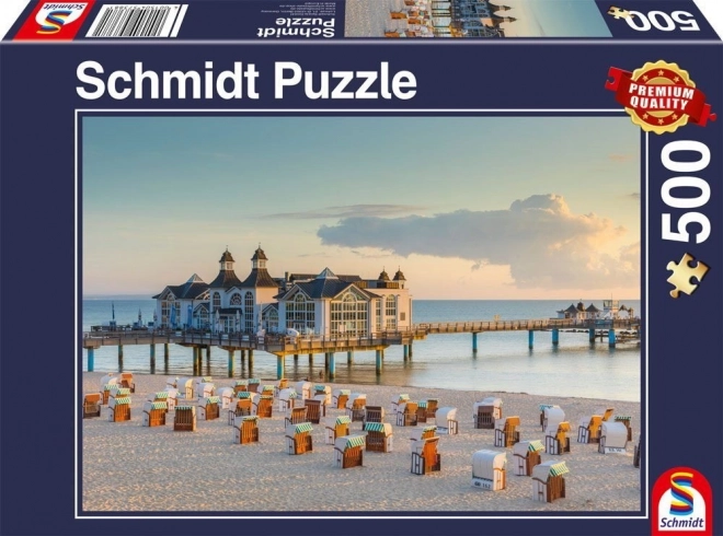 Schmidt Puzzle Balti Tengerparti Üdülő Sellin 500 Darab